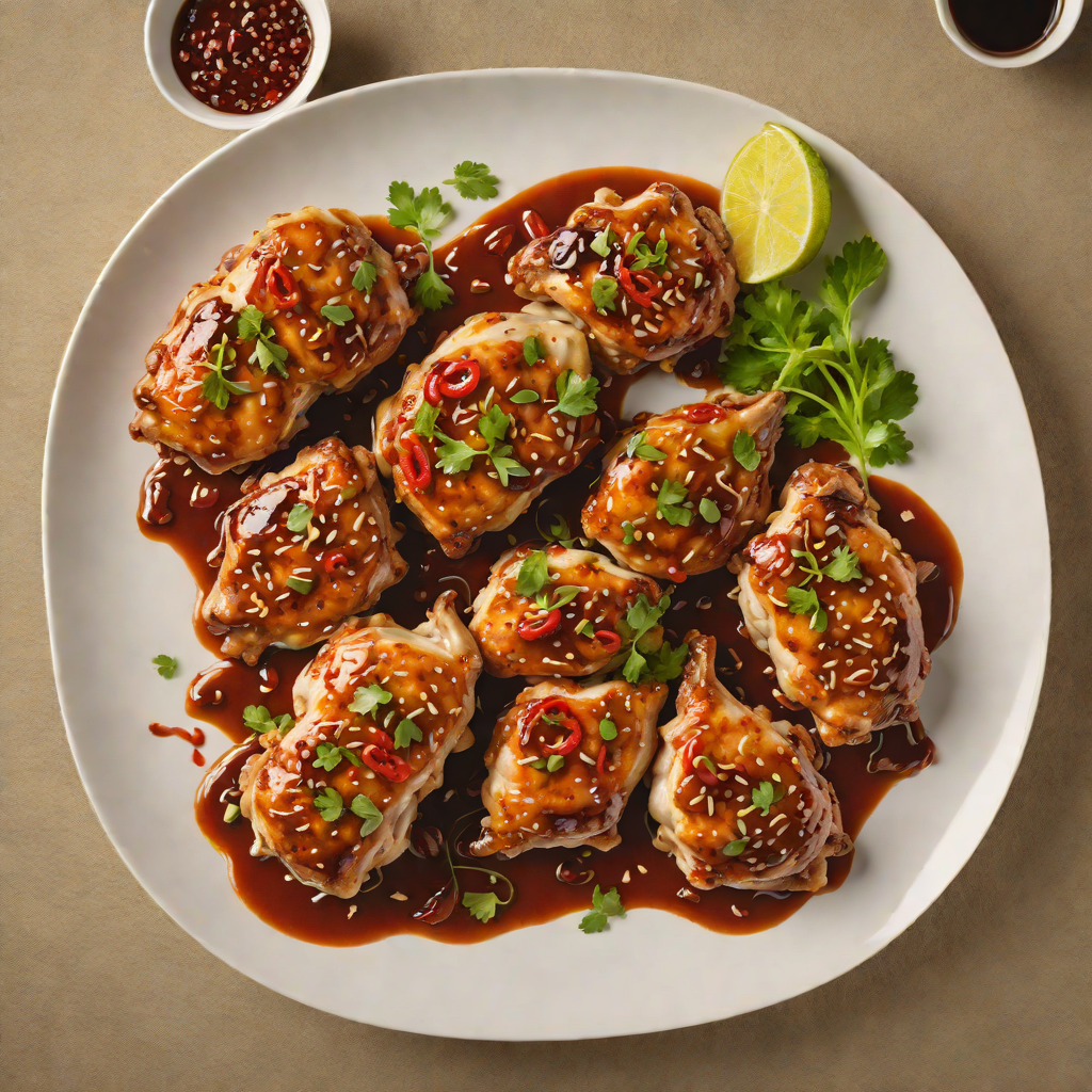 Pan-Seared Chicken Thighs with Chili-Garlic Sauce