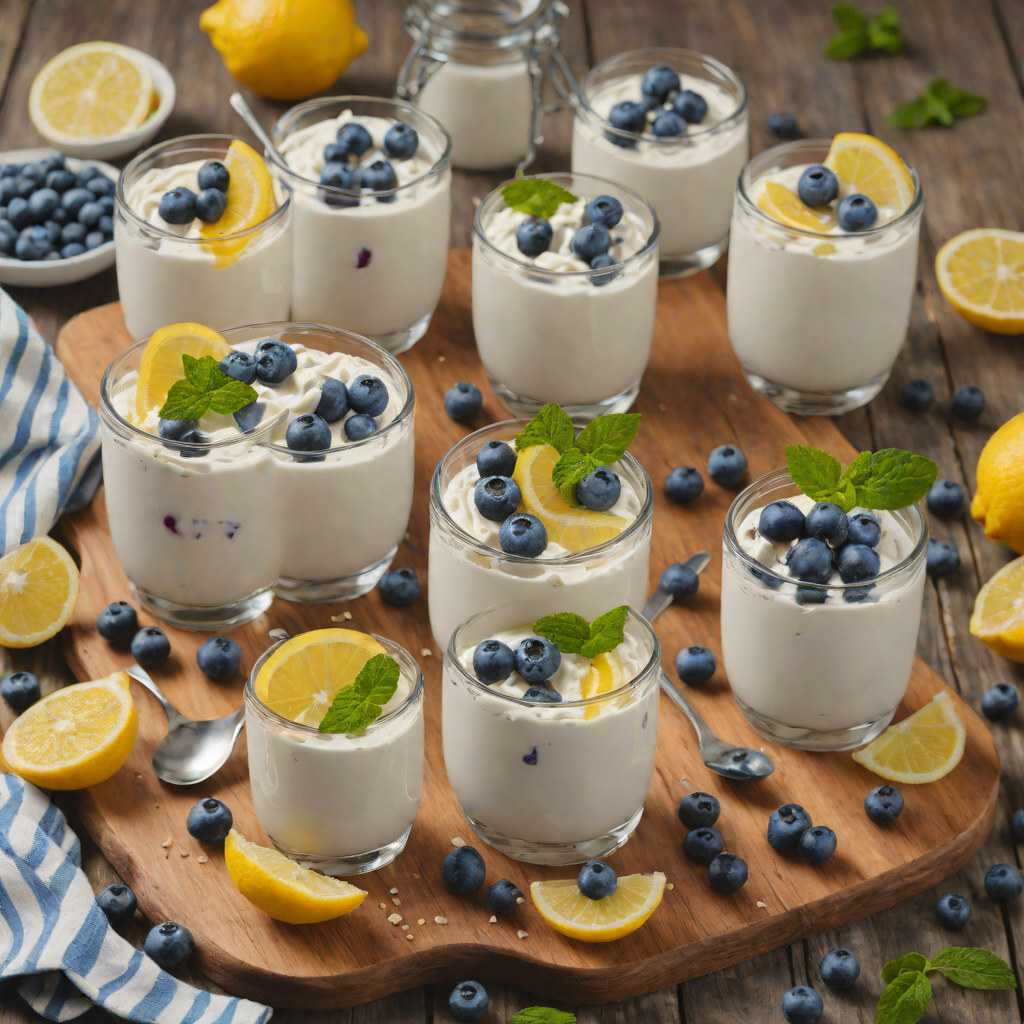 Five-Ingredient Lemon Blueberry Yogurt Parfaits