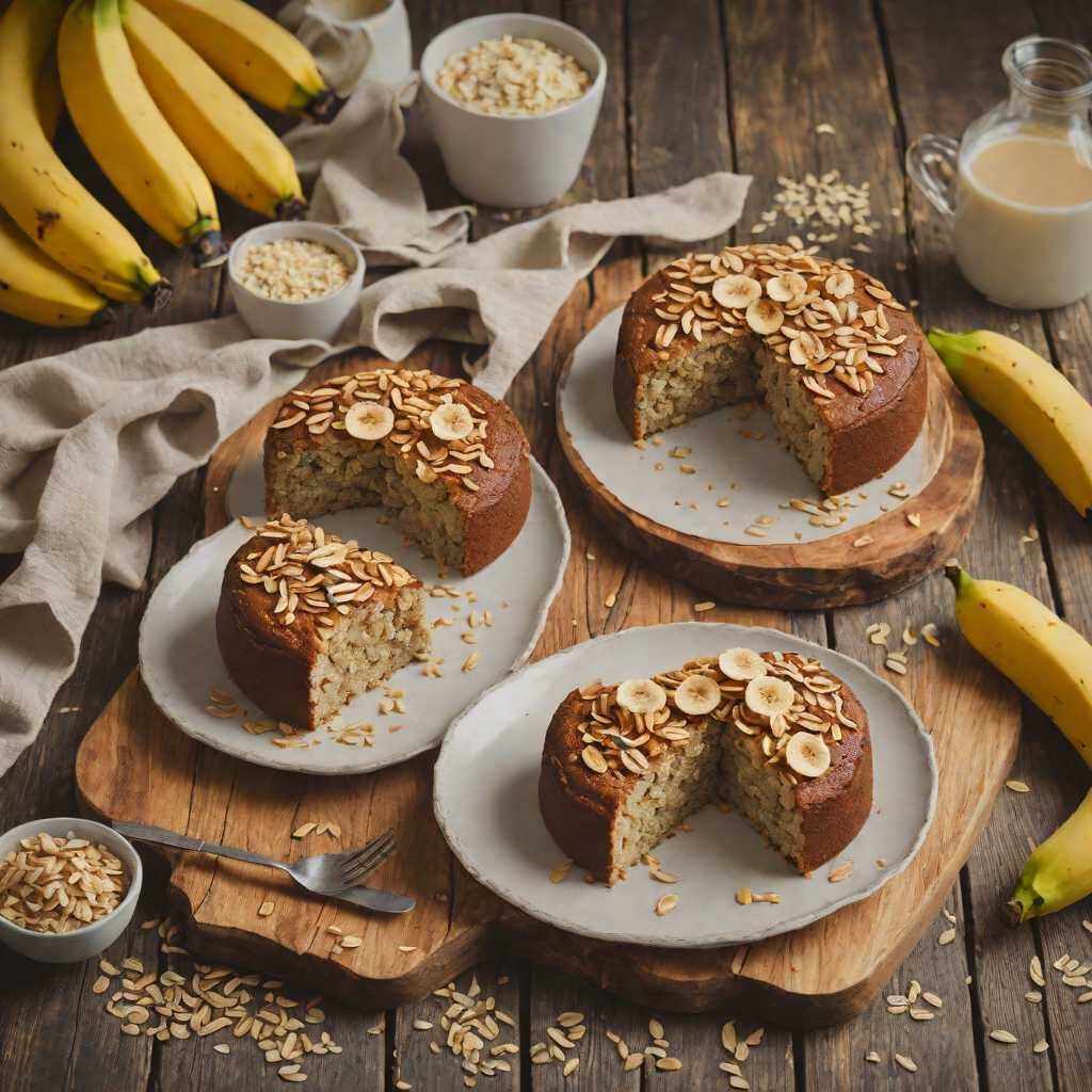 Single-Bowl Banana Oat Cake