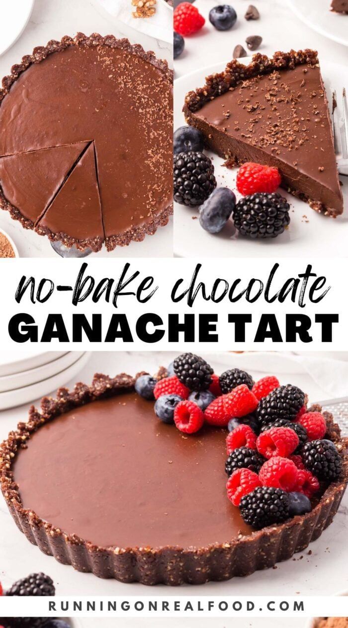 No-Bake Chocolate Ganache Tart