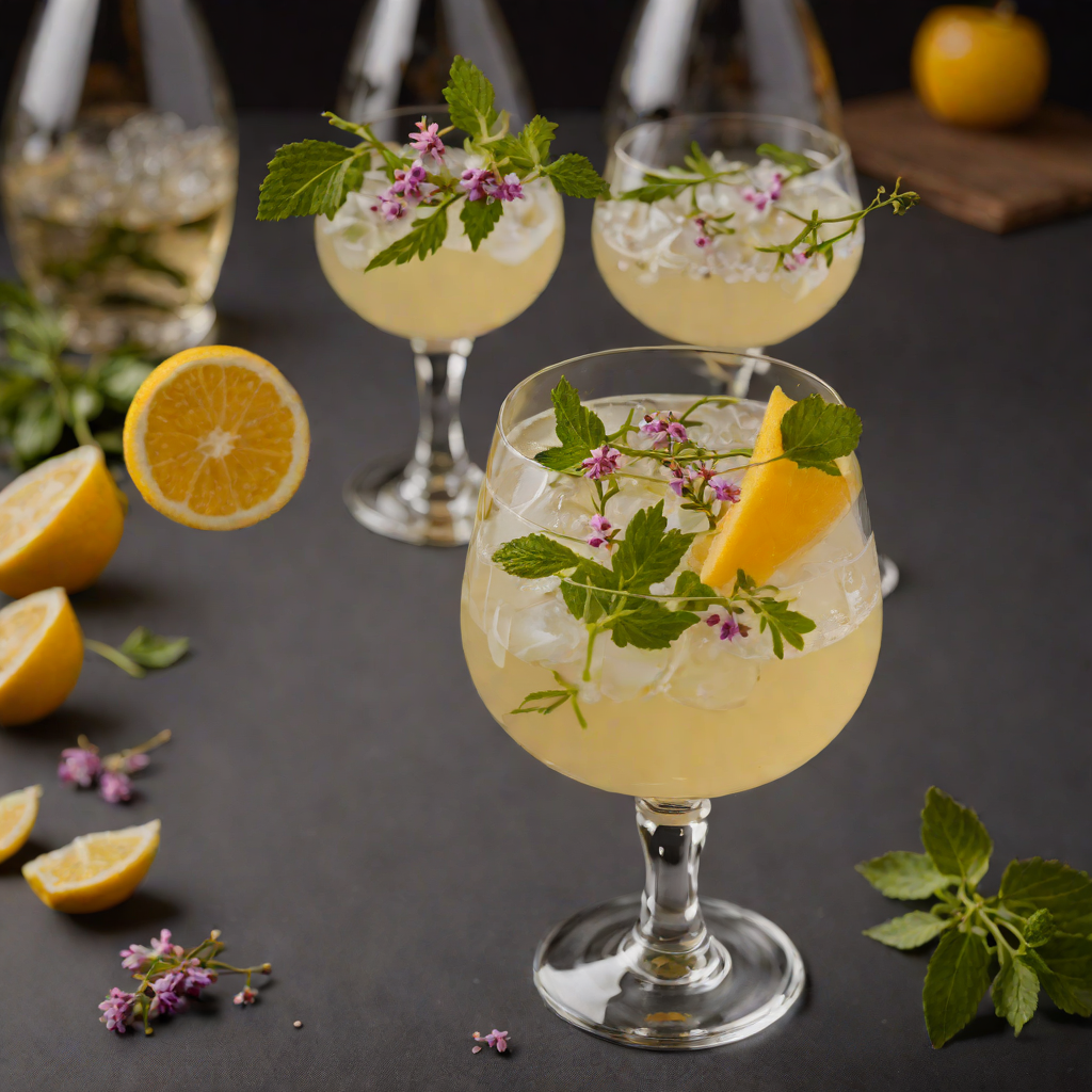 Herbal Gin Blossom Sour