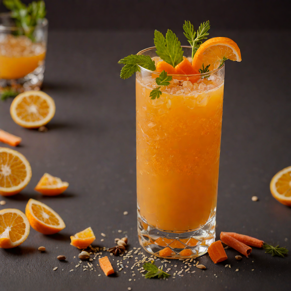 Spiced Orange and Carrot Juice with Ginger