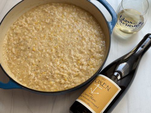 Real Parmesan Risotto with Lemon Zest