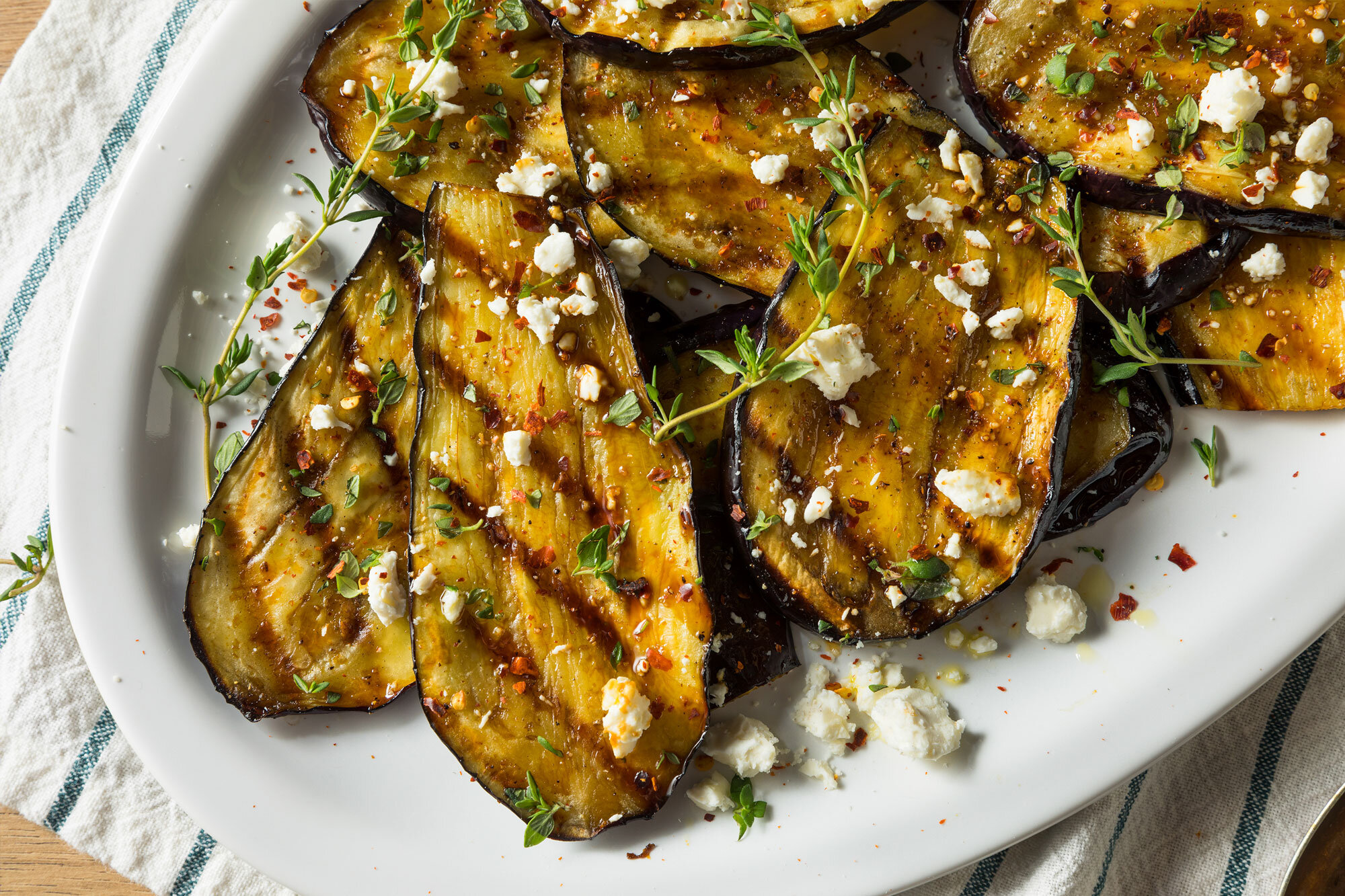 Man What Can I Say? Smoky Eggplant & Feta