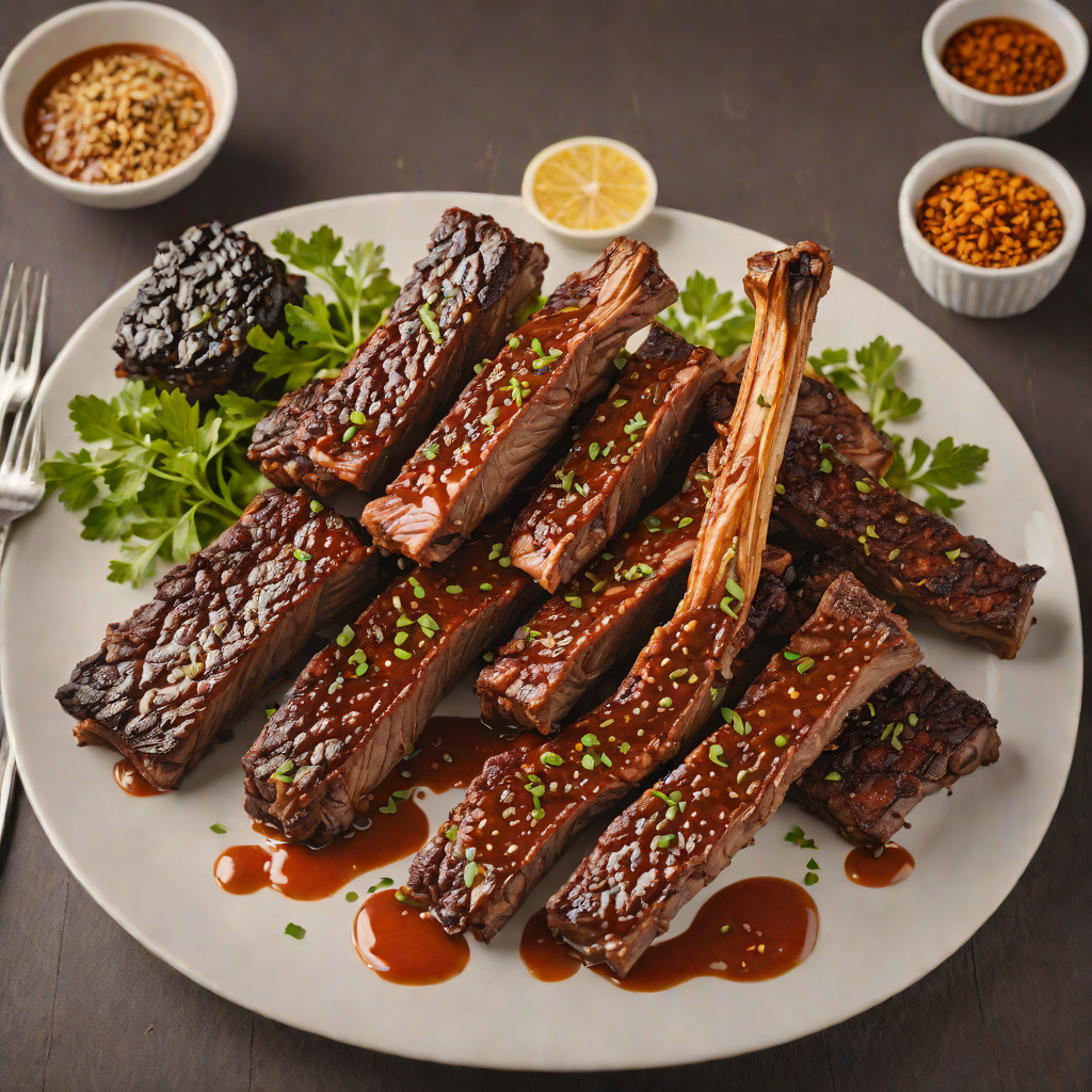Wood-Grilled Beef Ribs with Smoky Spiced Dry Rub