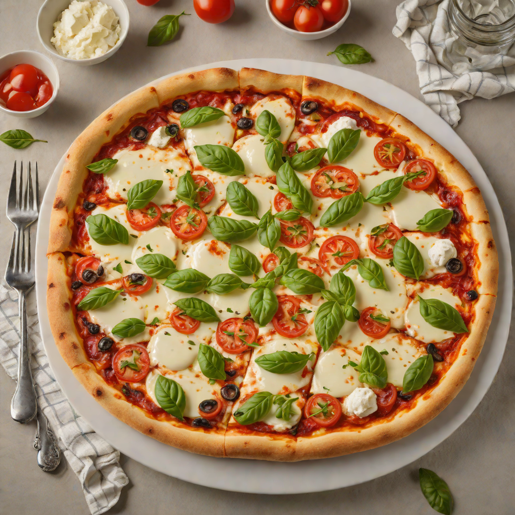 North Italian-Style Margherita Pizza with Fresh Mozzarella
