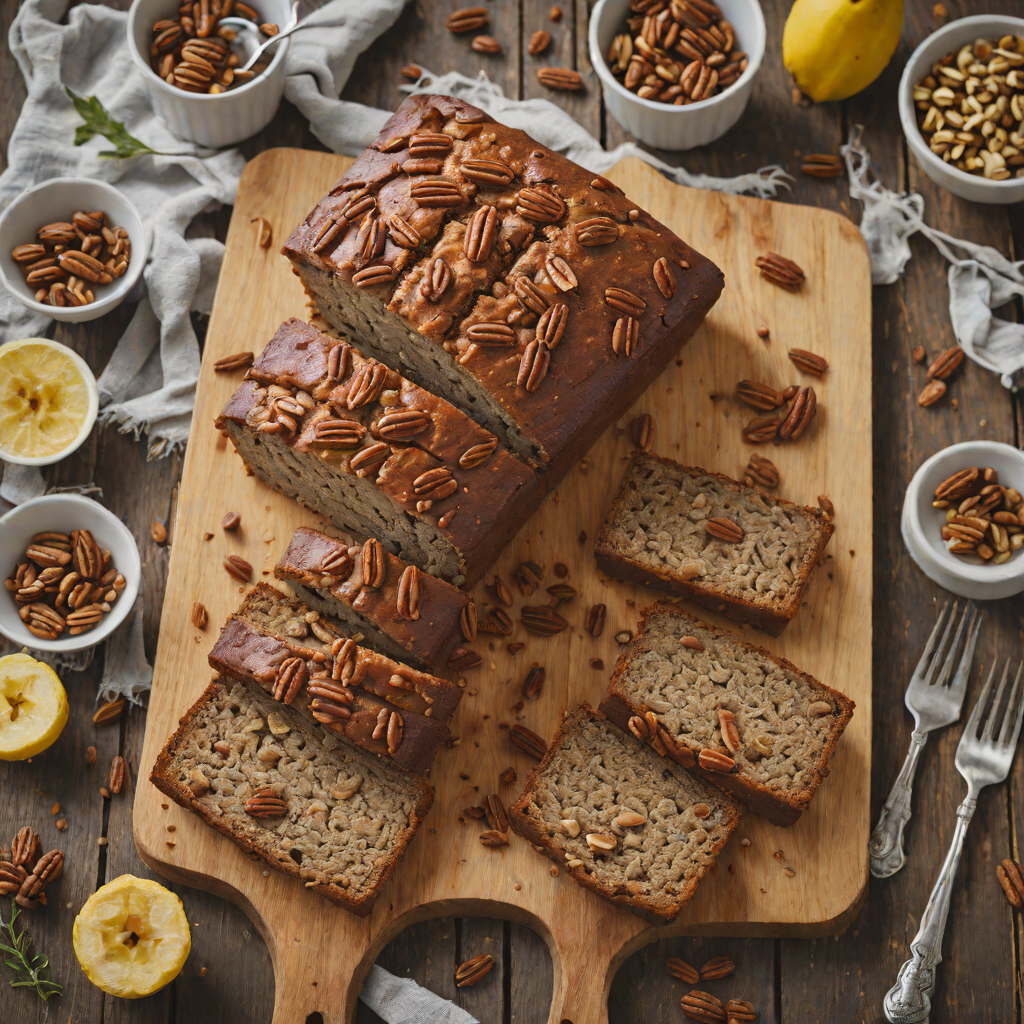 Rum-Spiced Banana Bread with Toasted Pecans