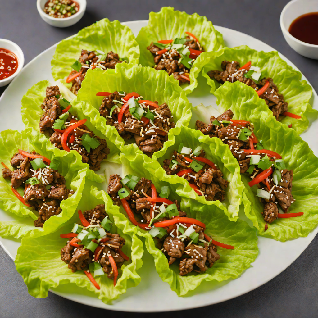 Spicy Korean-Style Beef Lettuce Wraps