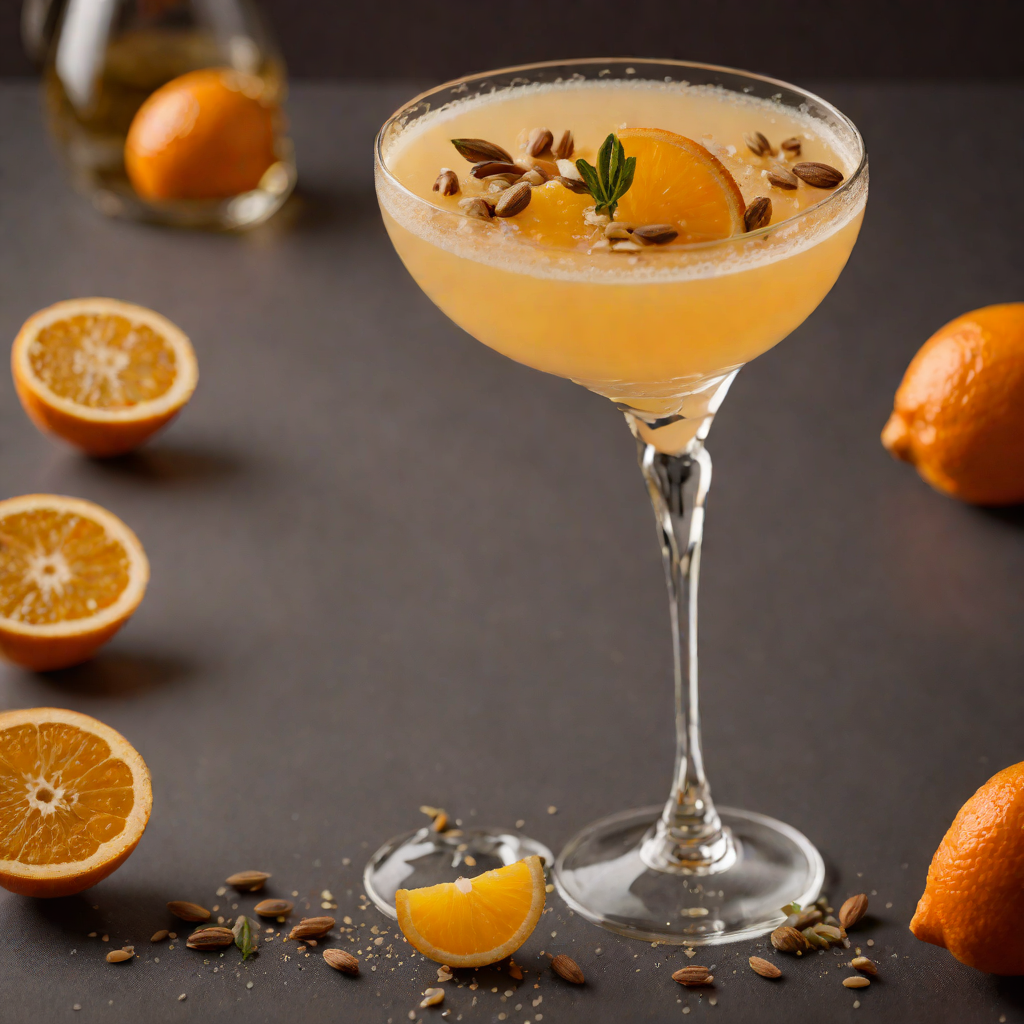Glossy Orange Cardamom Fizz
