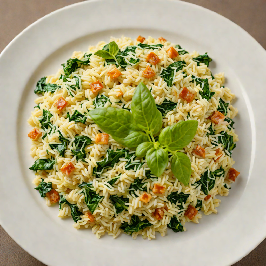 Creamy Mascarpone and Spinach Risotto with Parmesan