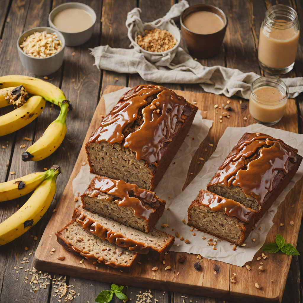 Rum-Spiked Banana Bread with Brown Sugar Glaze