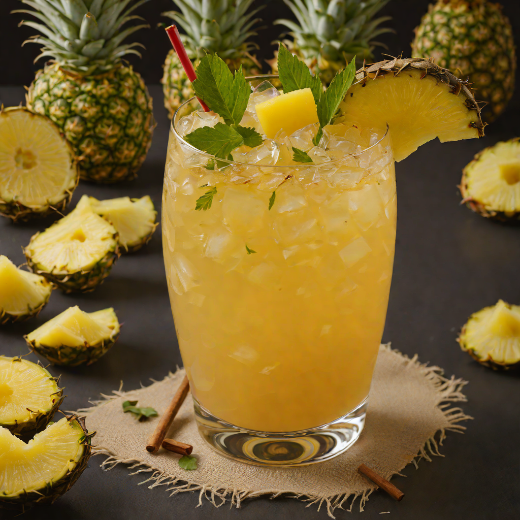 Tiki-Inspired Spiced Rum Pineapple Punch