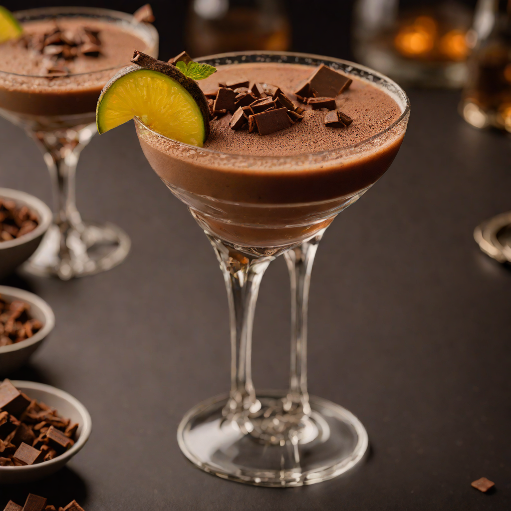 Smoky Chocolate Bourbon Flip