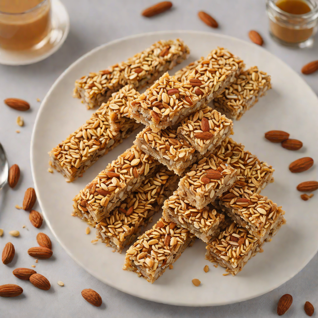 Honey Almond Granola Bars