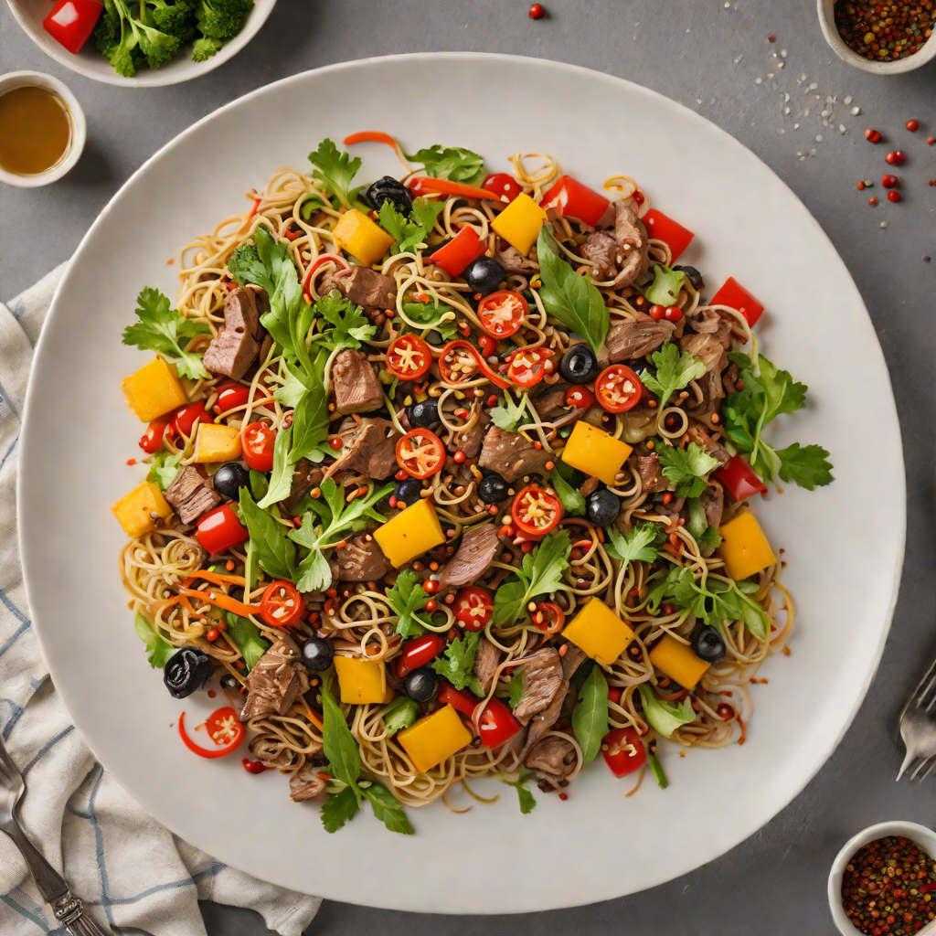 Spiced Kangaroo Stir-Fry with Native Pepperberry and Seasonal Veggies