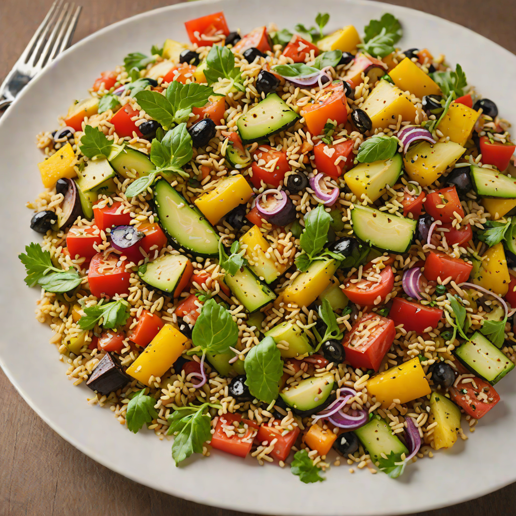 Oven-Roasted Mediterranean Vegetable Quinoa Salad