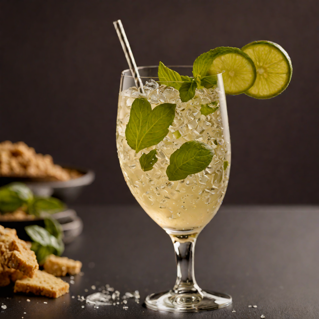 Ginger Basil Sparkler
