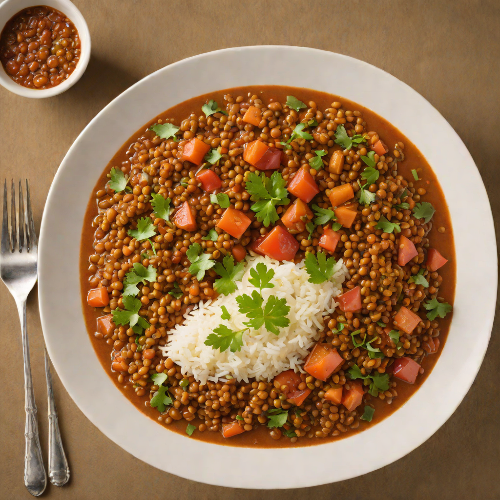 Ethiopian-Inspired Spiced Lentil and Tomato Stew