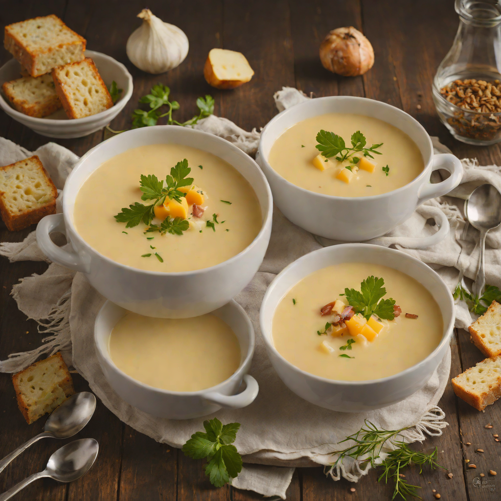Rustic Quebec Cheddar and Potato Soup