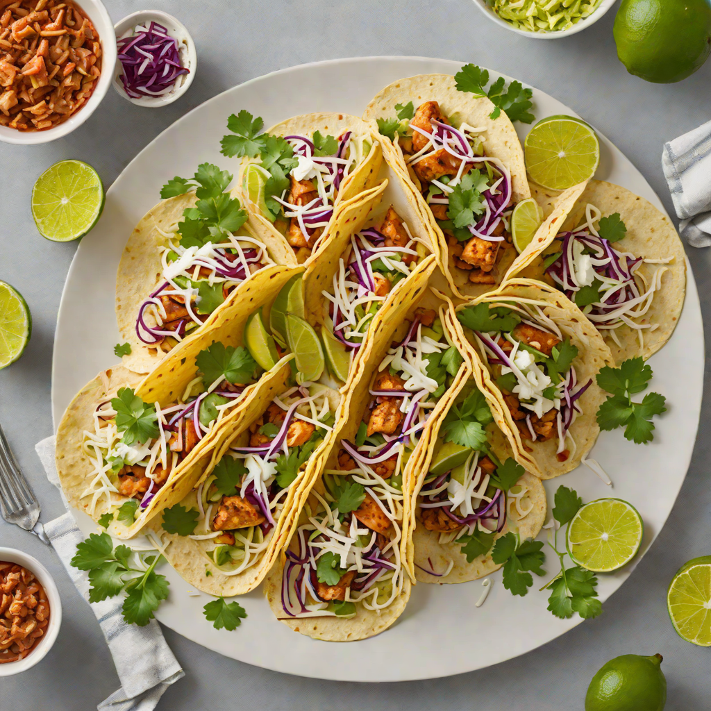 Garlic-Lime Chicken Tacos with Cilantro Slaw
