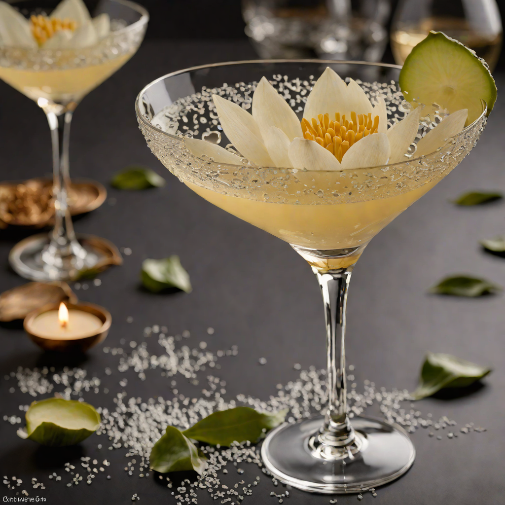 Melting Snow White Lotus Martini