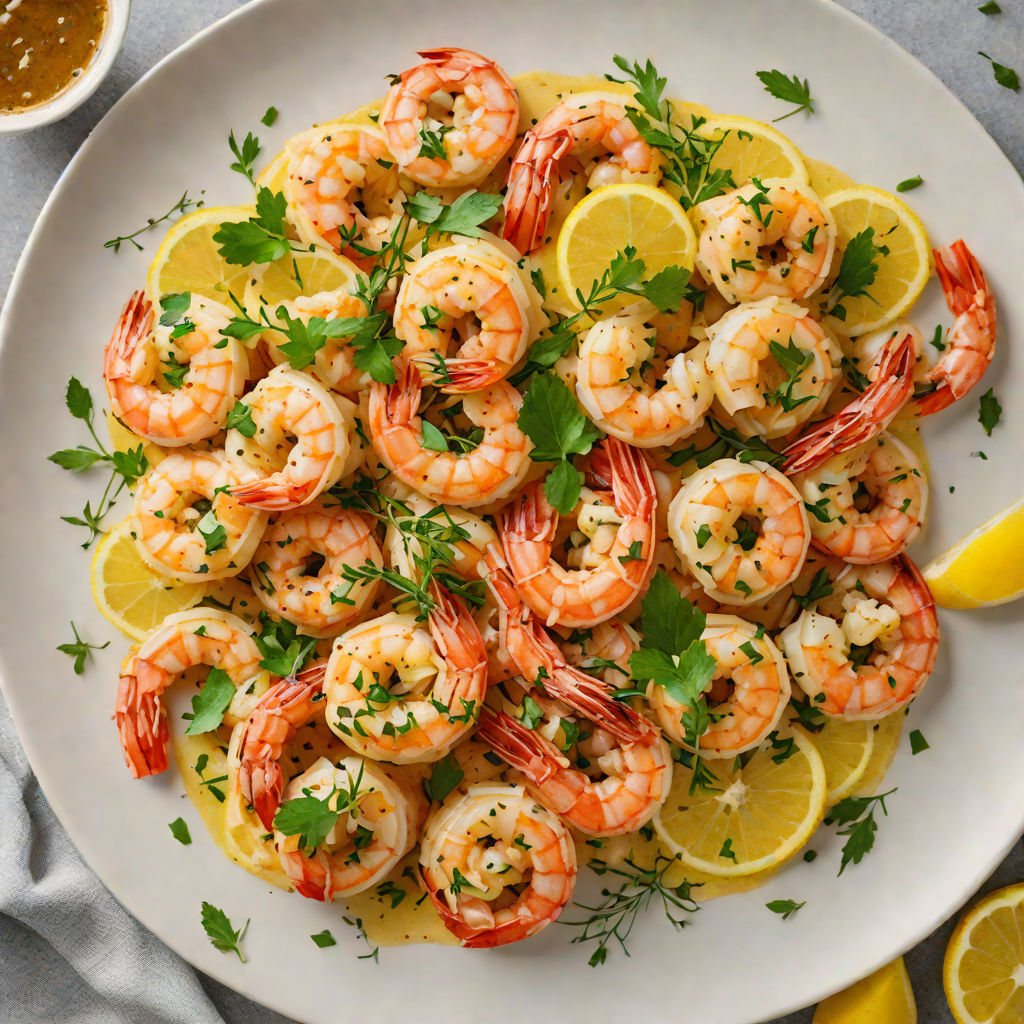Sautéed Garlic Butter Shrimp with Lemon and Thyme