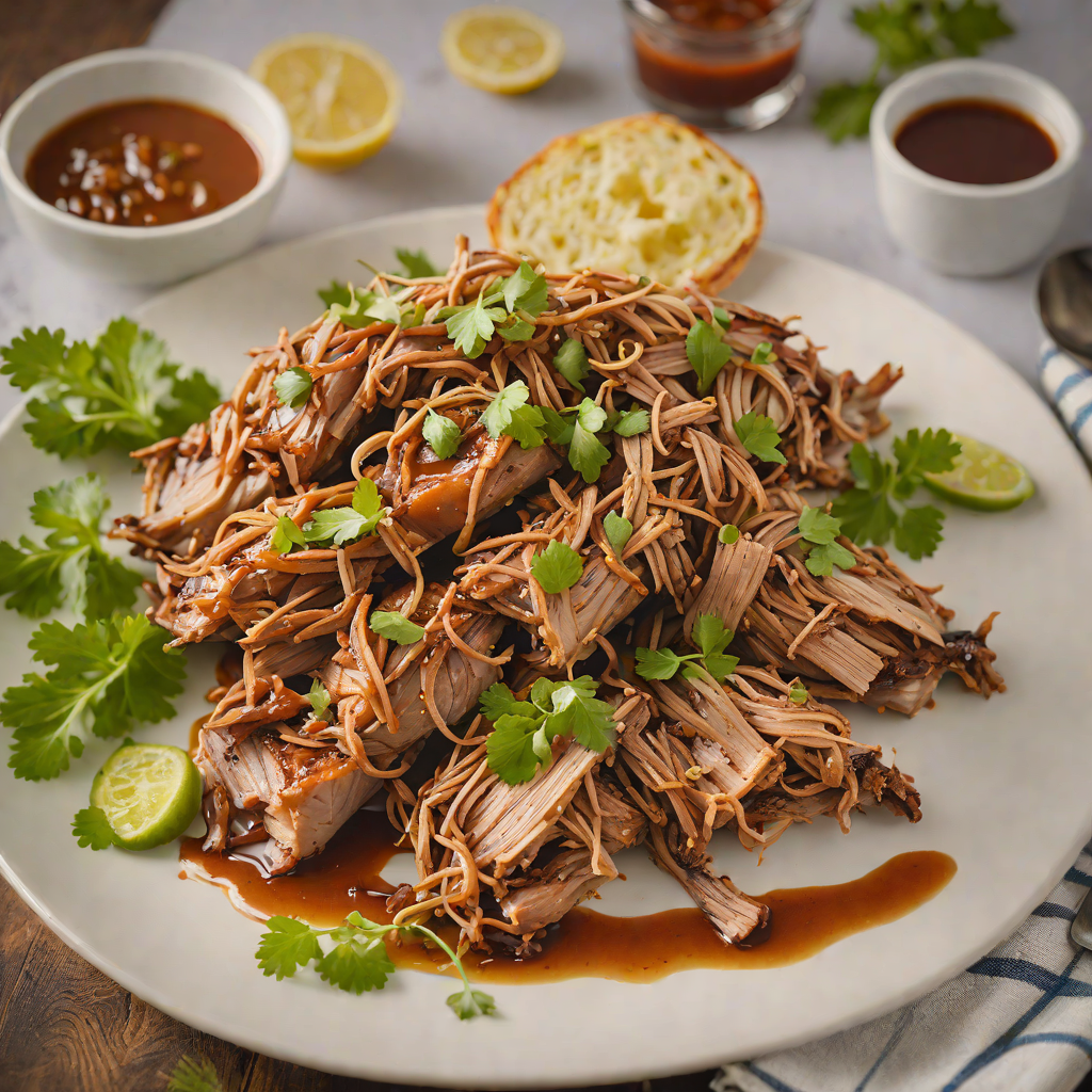 Slow-Smoked Pulled Pork with Tangy Carolina Vinegar Sauce