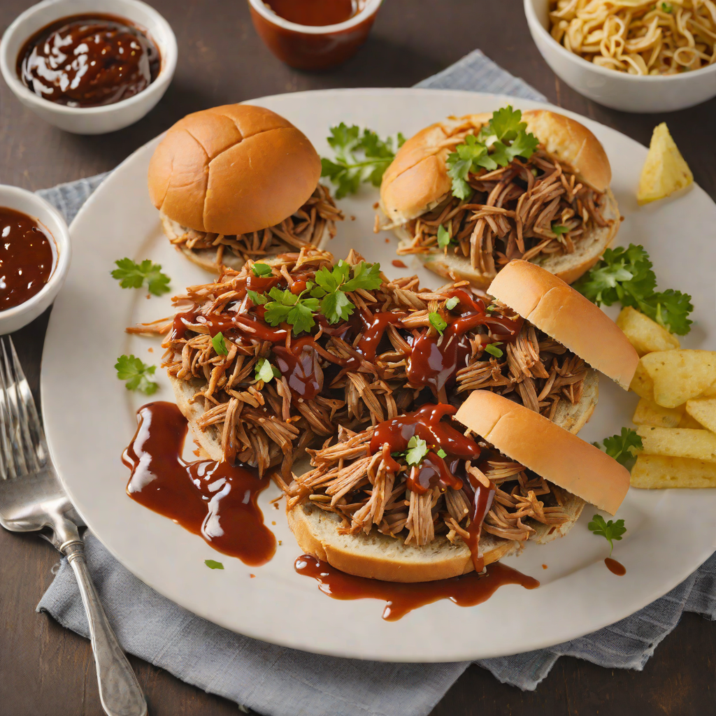 Slow-Smoked Pulled Pork with Tangy Carolina BBQ Sauce