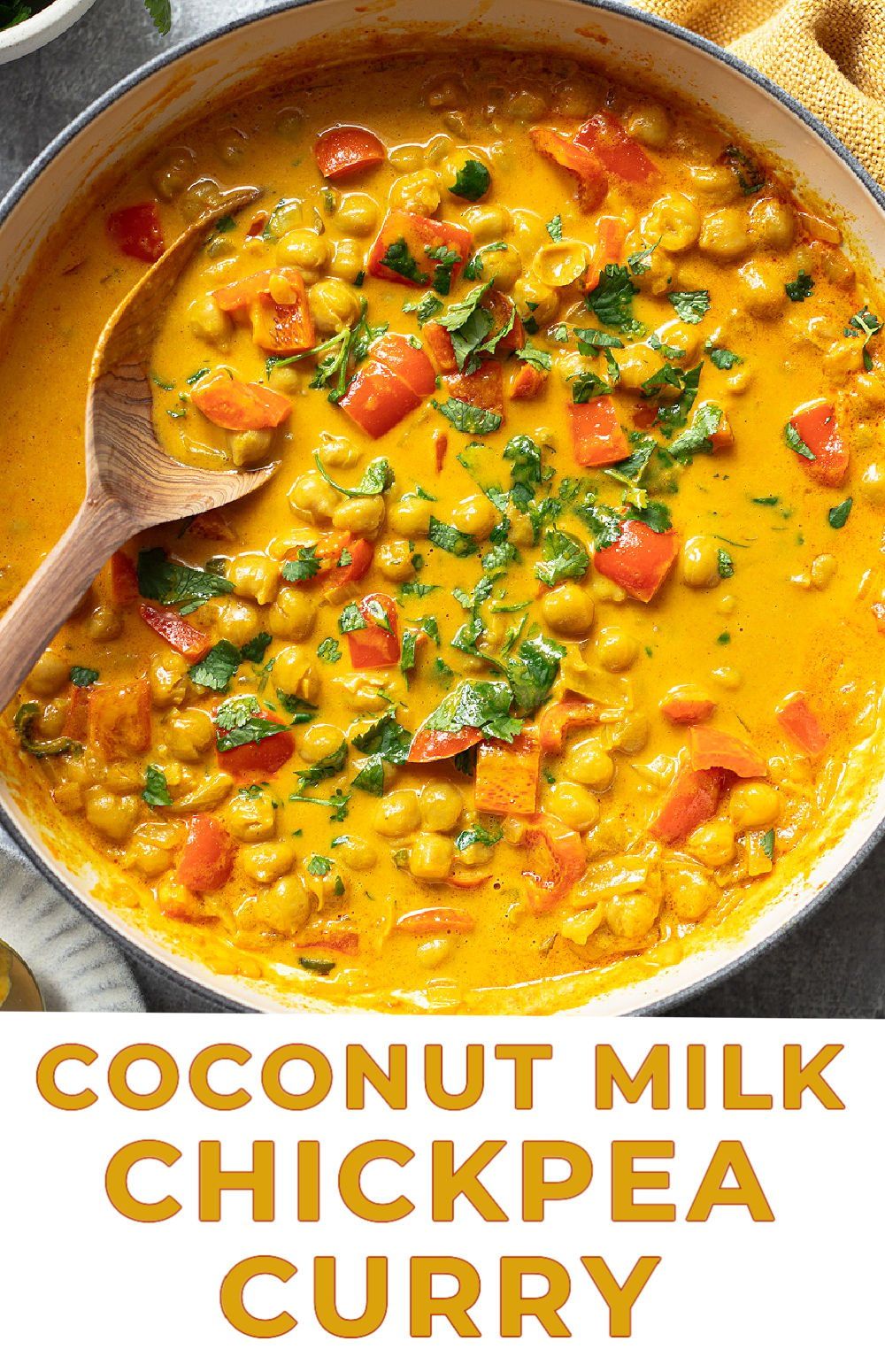 Indian-Spiced Chickpea Curry with Coconut Milk