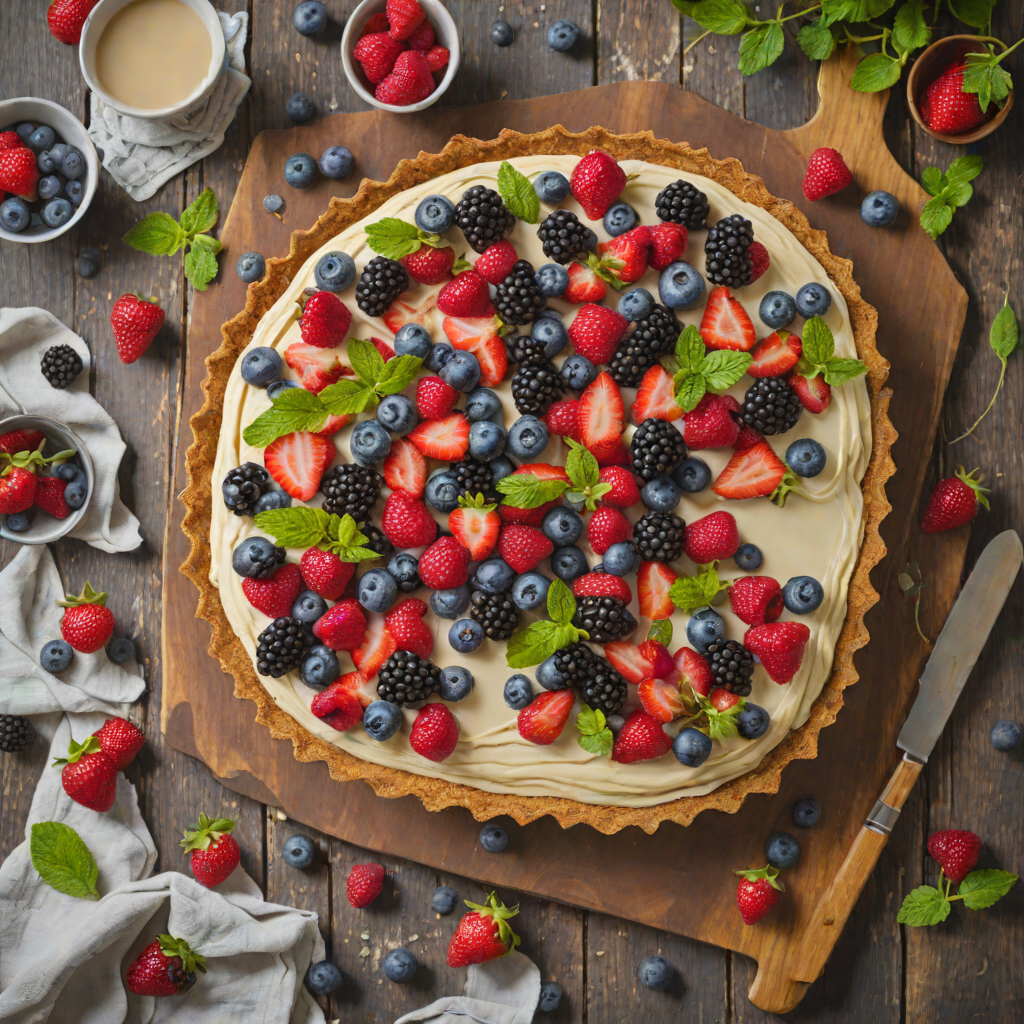 No-Bake Summer Berry Mascarpone Tart