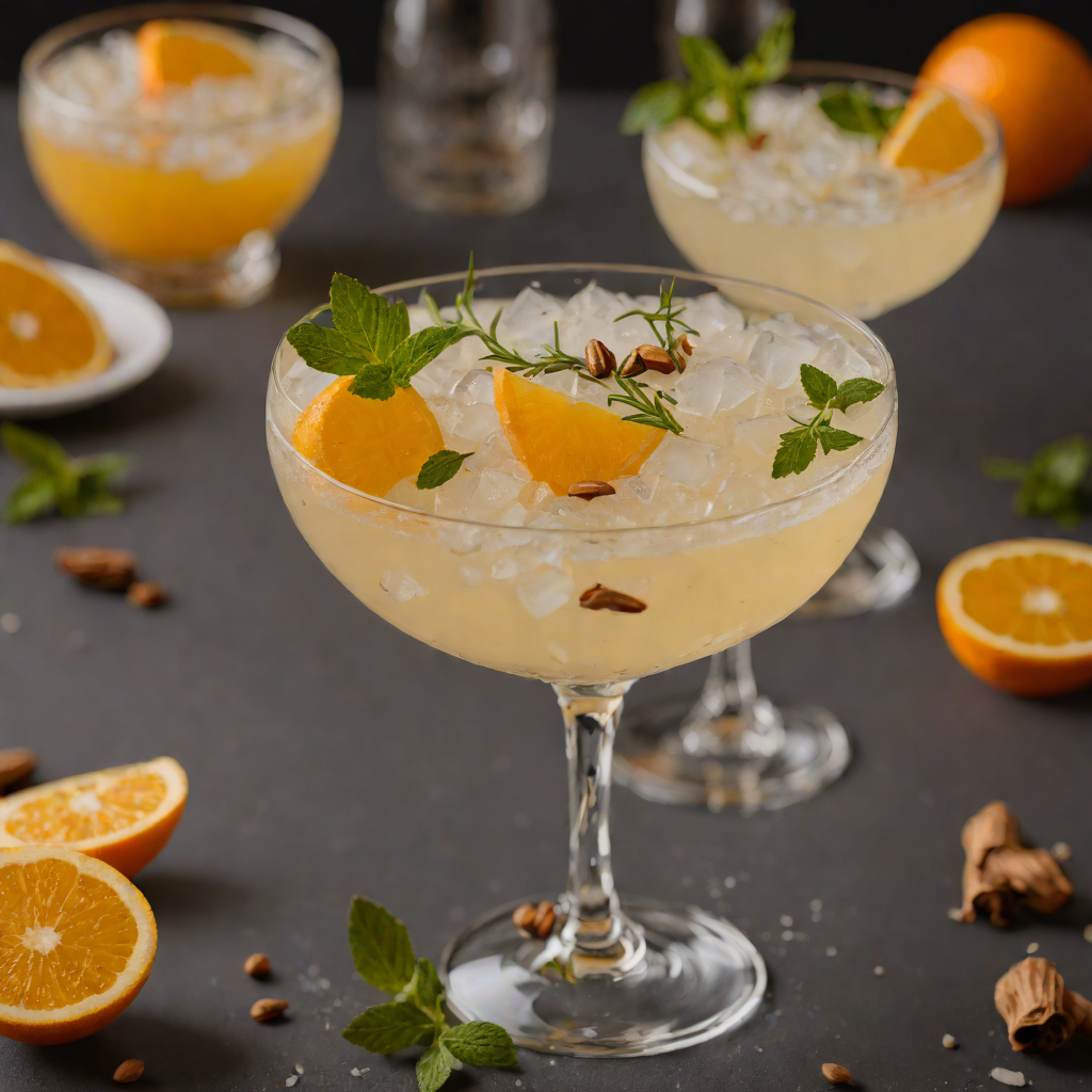 Cardamom-Orange Gin Fizz
