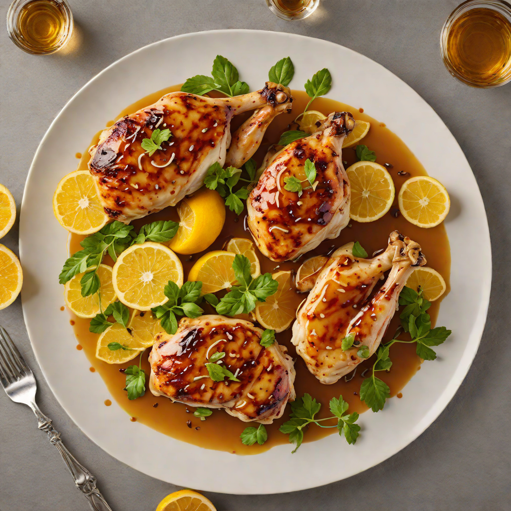 Pan-Seared Chicken with Citrus and Spiced Honey Glaze