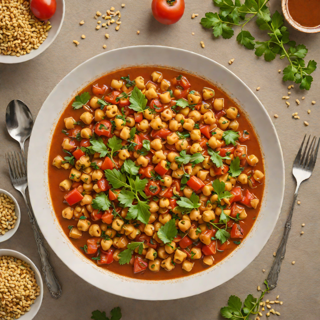 Vegetarian One-Pot Chickpea and Tomato Stew
