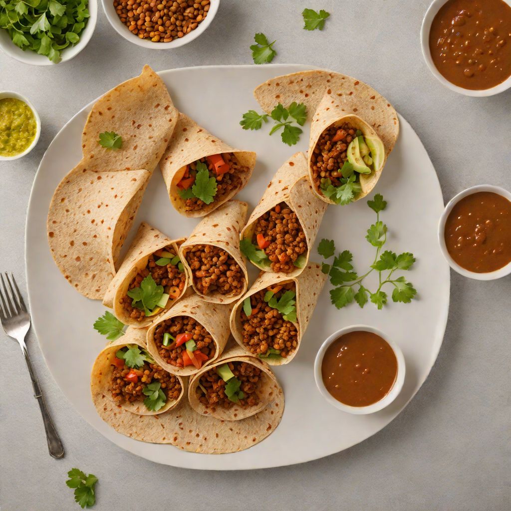 Berbere-Spiced Injera Wraps with Lentil Stew