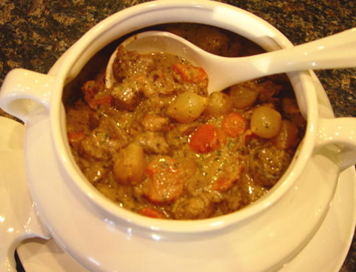 Mushroom and Beef Thyme Stew