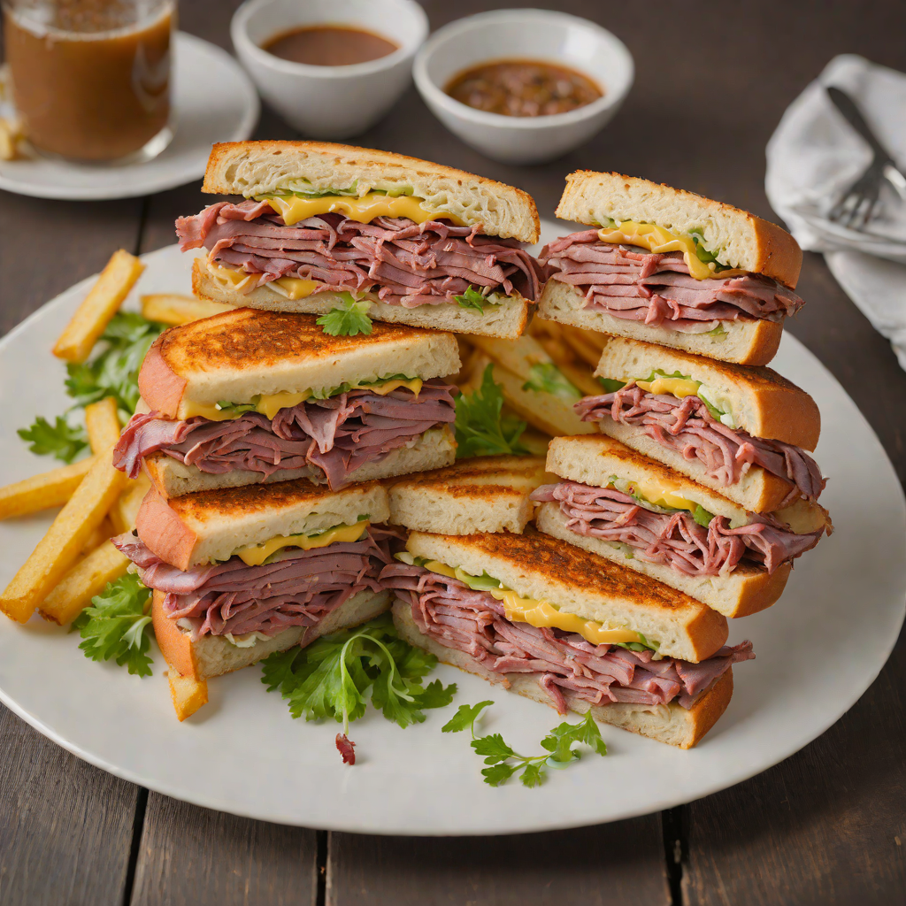 Montreal-Style Smoked Meat Sandwich