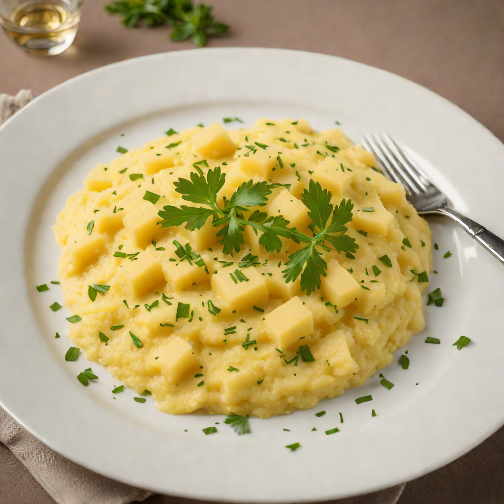 Creamy Soulful Polenta with Parmesan and Chive