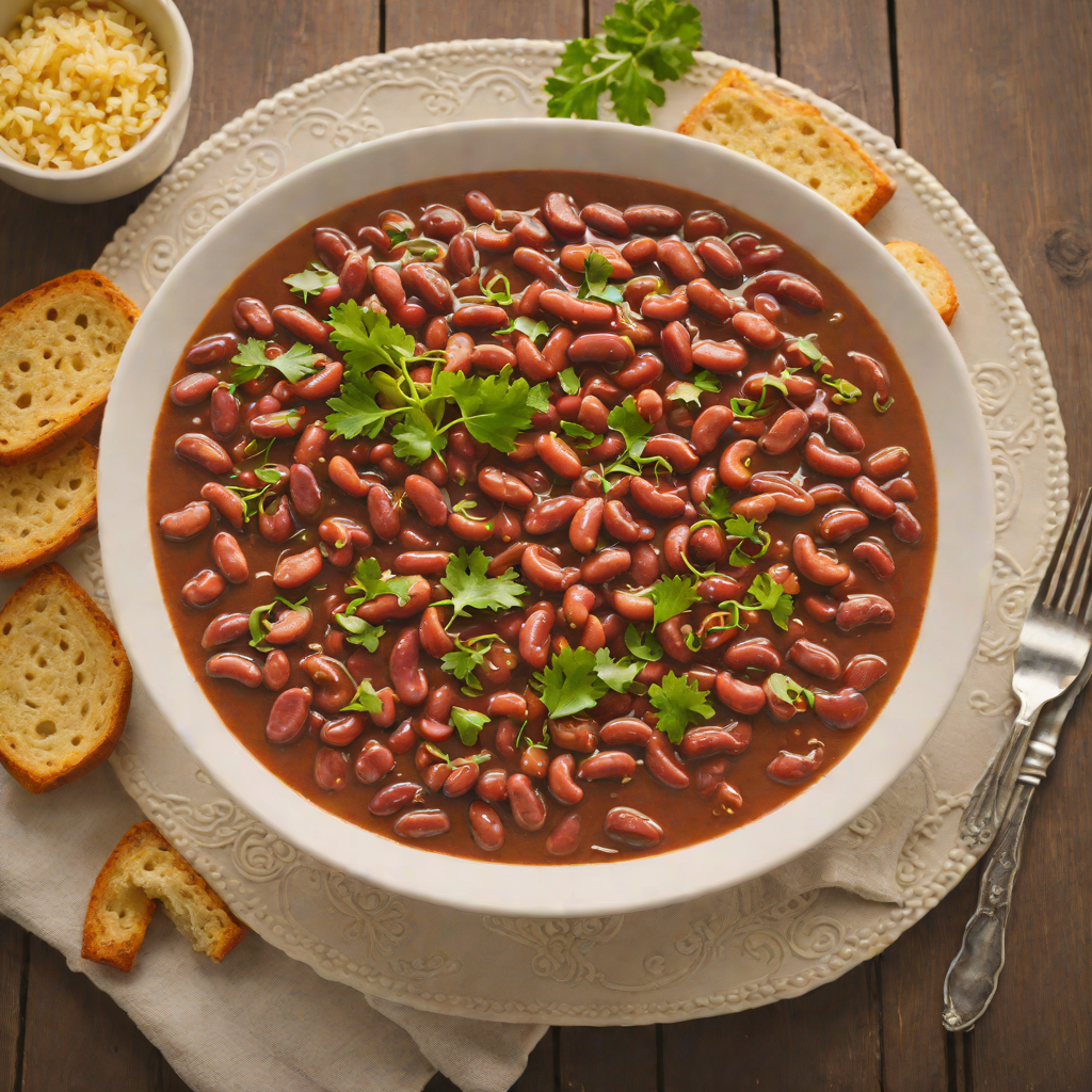 Slow-Cooked Soulful Red Beans with Andouille Sausage