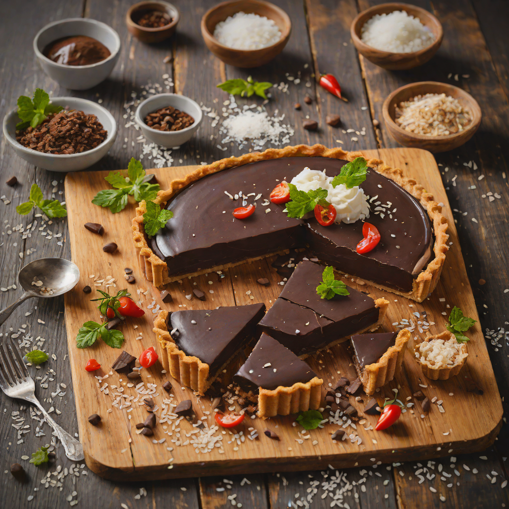 Chocolate-Chili Ganache Tart with Sea Salt