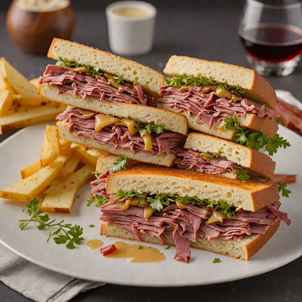 Slow-Cooked Montreal Smoked Meat Sandwich