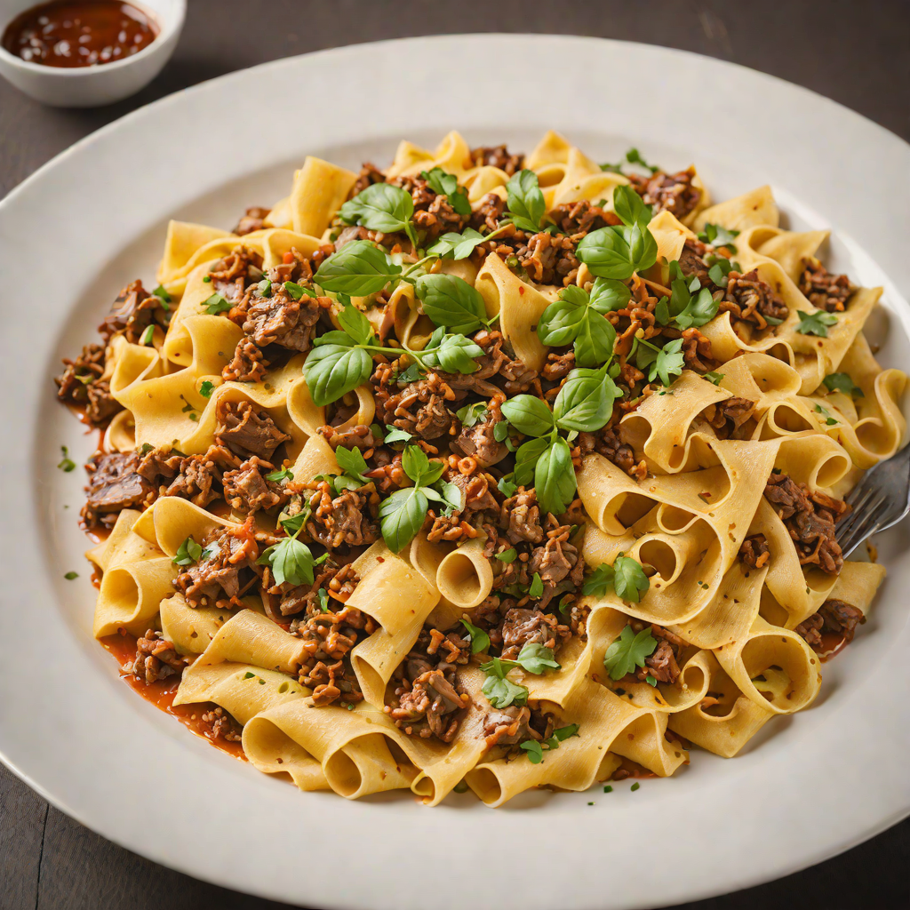 Slow-Braised Beef Ragu with Fresh Pappardelle