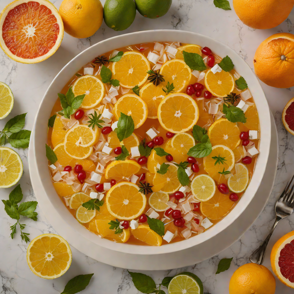 Citrus-Spiced Rum Punch Bowl