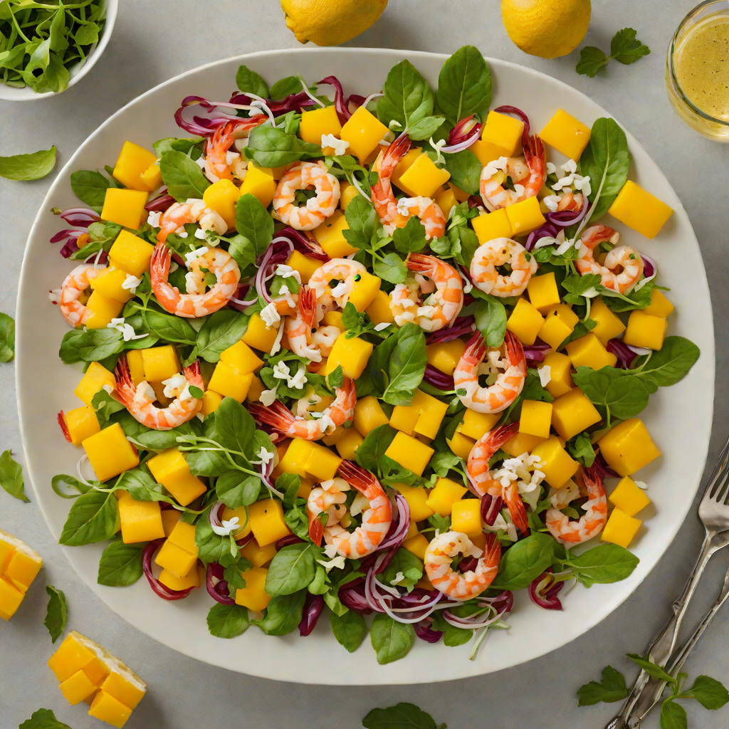 Marco Island Shrimp and Mango Salad with Citrus Vinaigrette