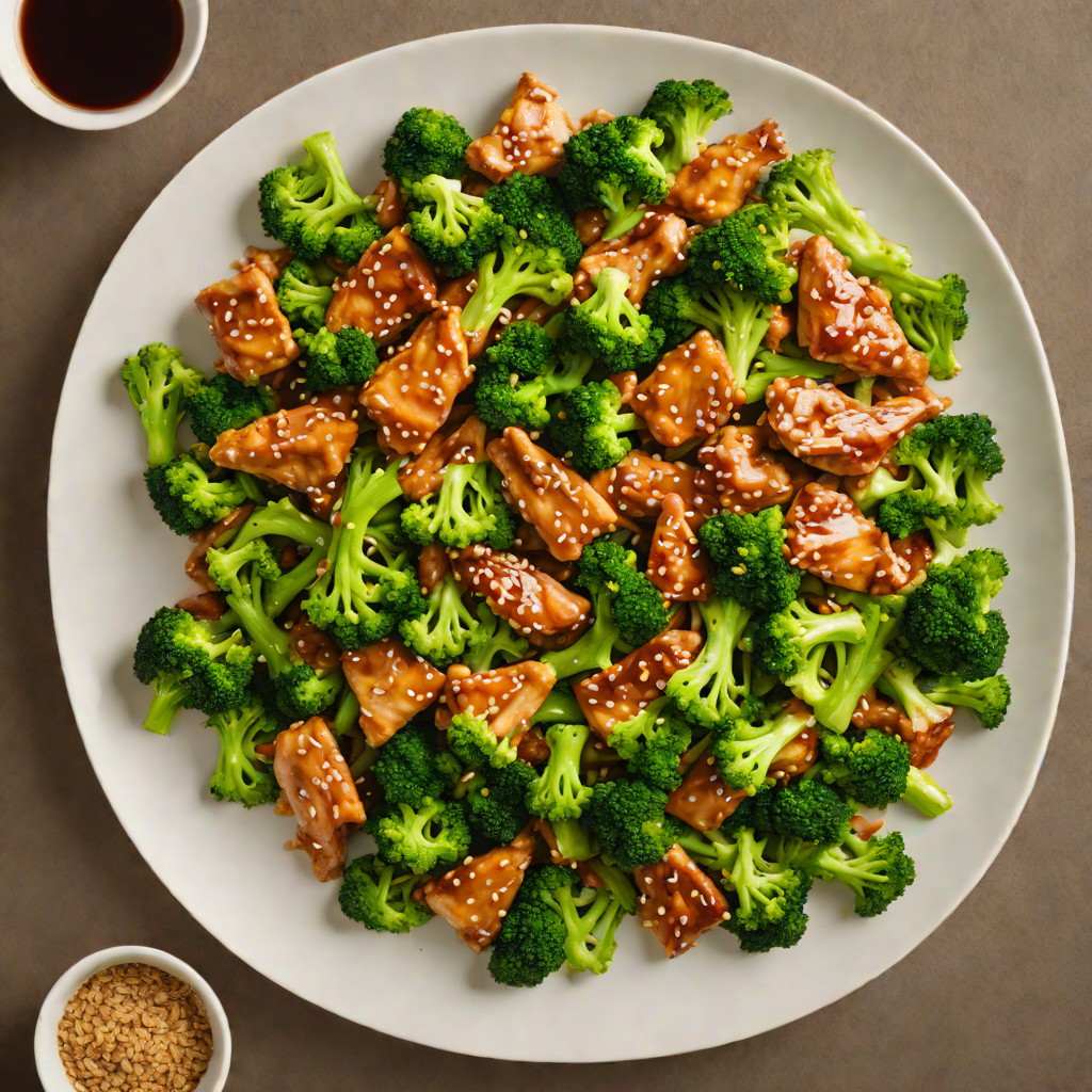 Stir-Fried Chicken and Broccoli with Ginger Soy Sauce