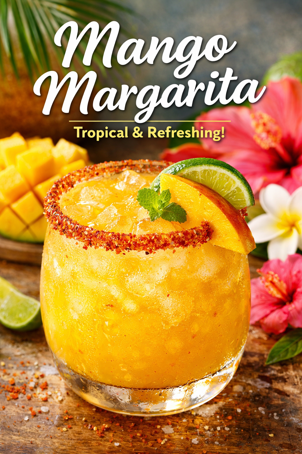 Tequila and Mango Margarita