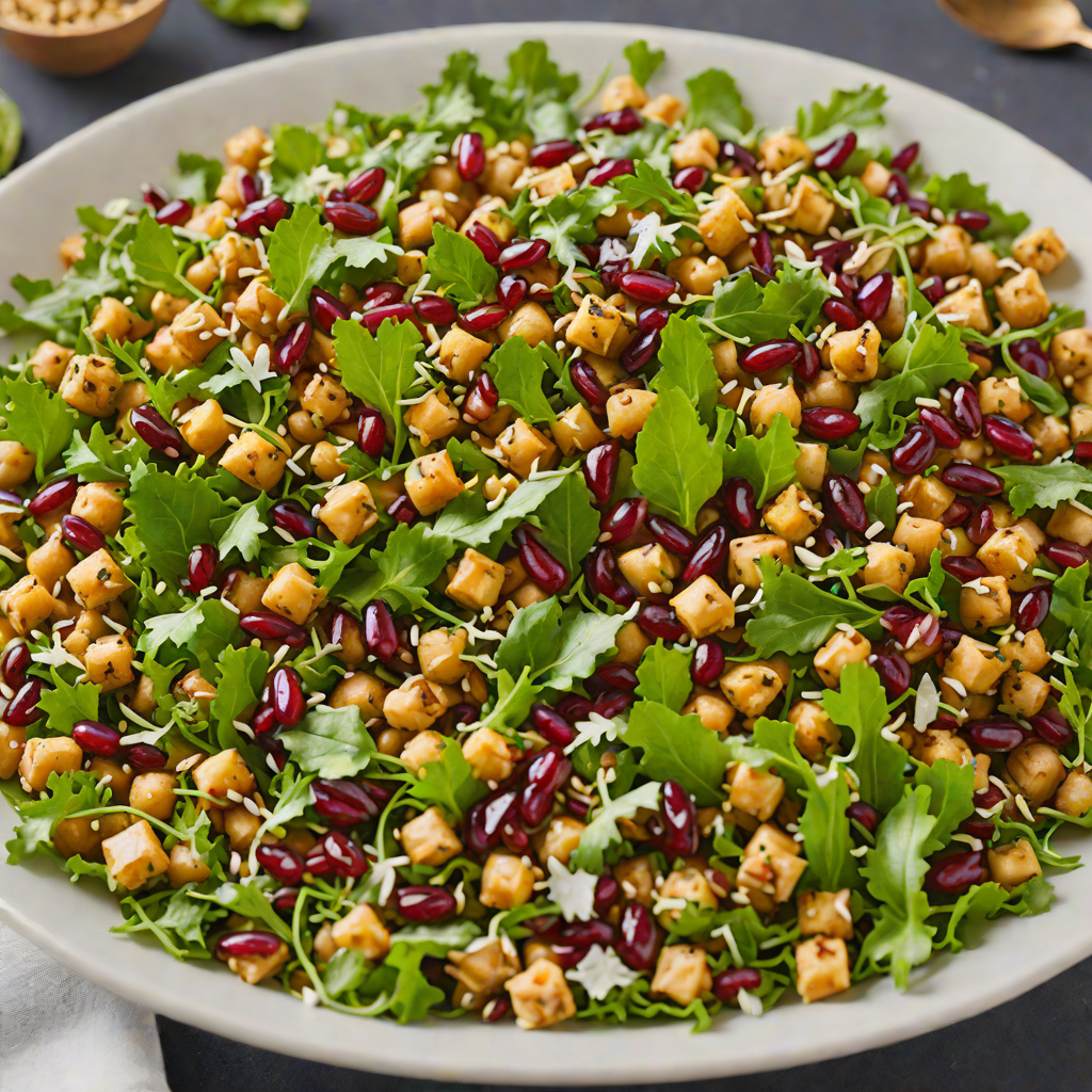 Roasted Chickpea and Za'atar Salad with Pomegranate Seeds