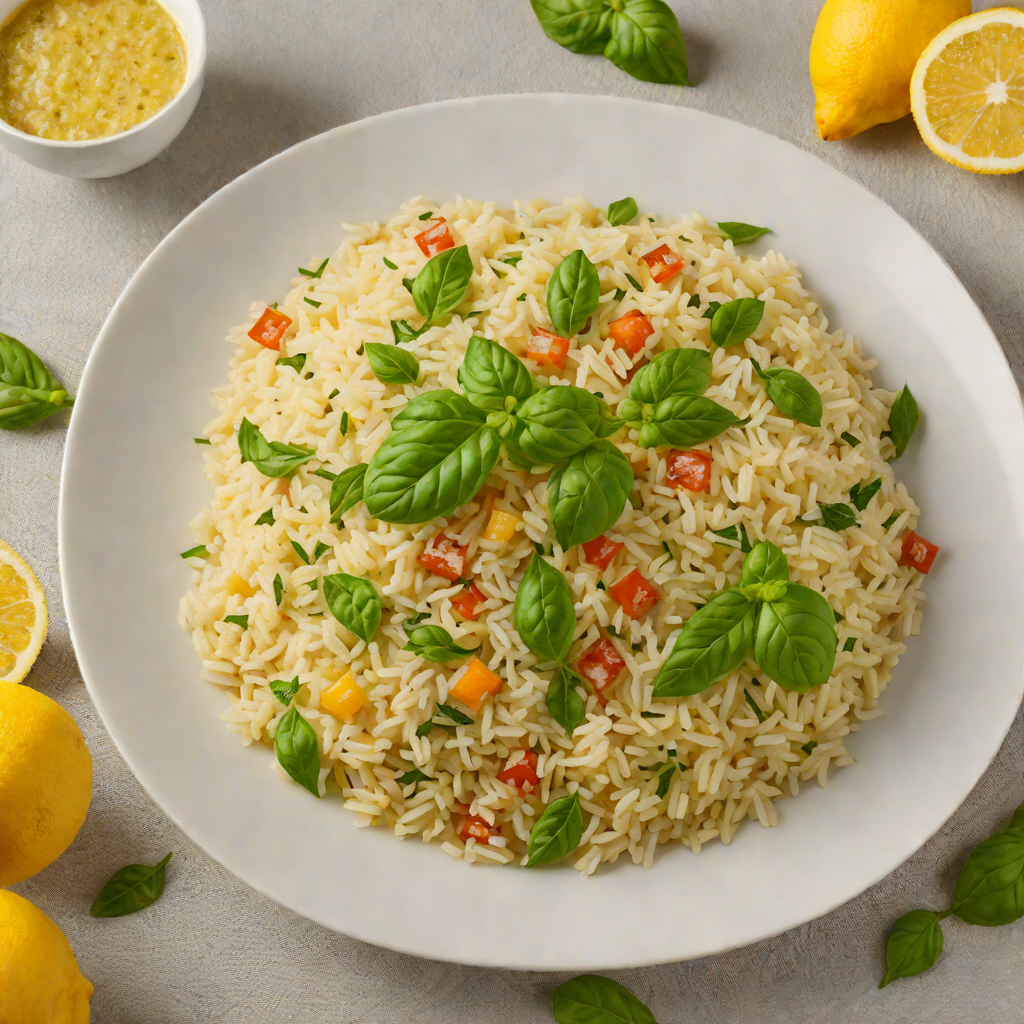 Italian Lemon and Basil Risotto with Parmesan