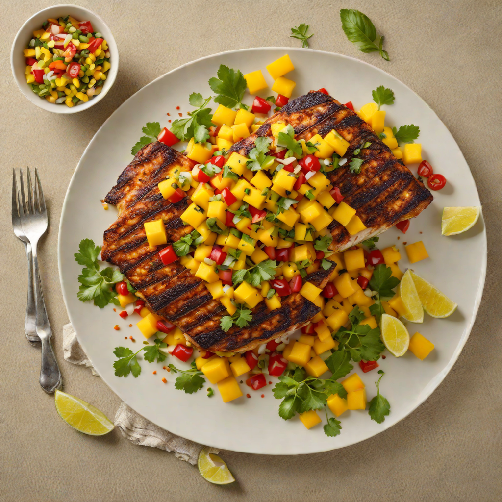 Spiced Blackened Snapper with Mango Salsa