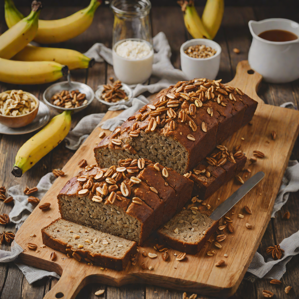 Spiced Rum-Infused Banana Bread with Walnuts