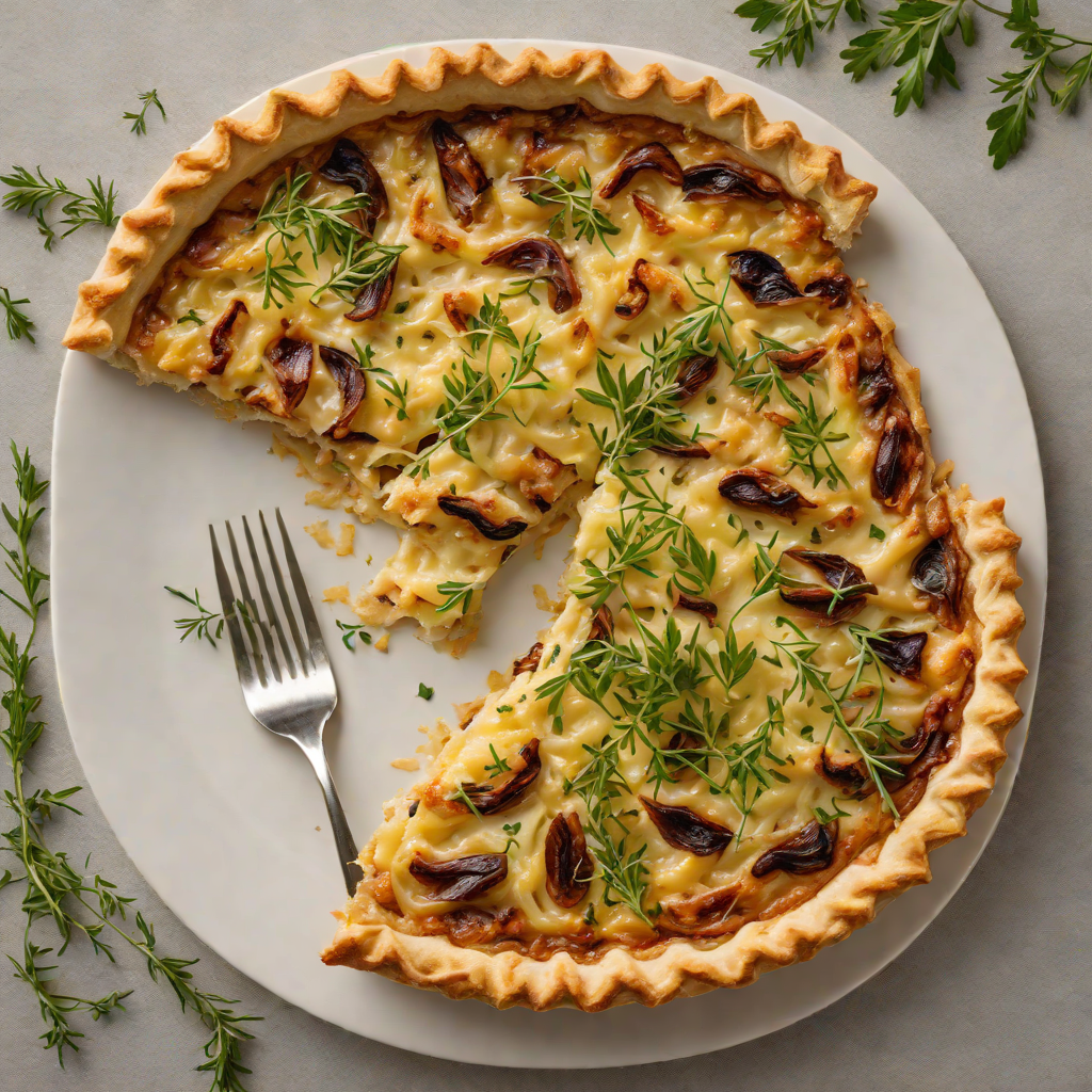 Caramelized Onion and Gruyère Tart with Thyme